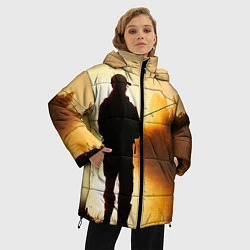 Куртка зимняя женская Вечерний рыбак, цвет: 3D-черный — фото 2