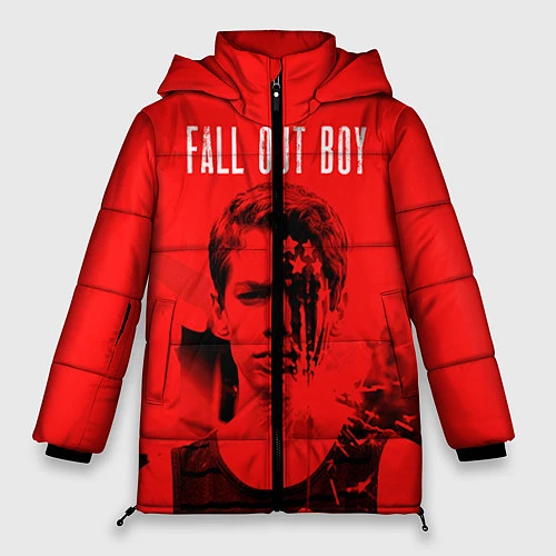Женская зимняя куртка FOB: Red USA / 3D-Черный – фото 1