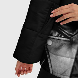 Куртка зимняя женская Мэрилин Мэнсон, цвет: 3D-светло-серый — фото 2