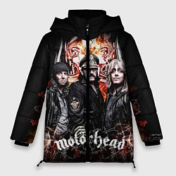 Куртка зимняя женская Motorhead Band, цвет: 3D-светло-серый