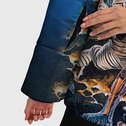 Куртка зимняя женская Iron Maiden: Skeletons, цвет: 3D-светло-серый — фото 2