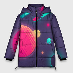 Куртка зимняя женская Космос, цвет: 3D-черный