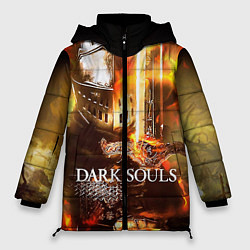 Куртка зимняя женская Dark Souls War, цвет: 3D-черный