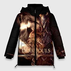 Куртка зимняя женская Dark Souls, цвет: 3D-черный
