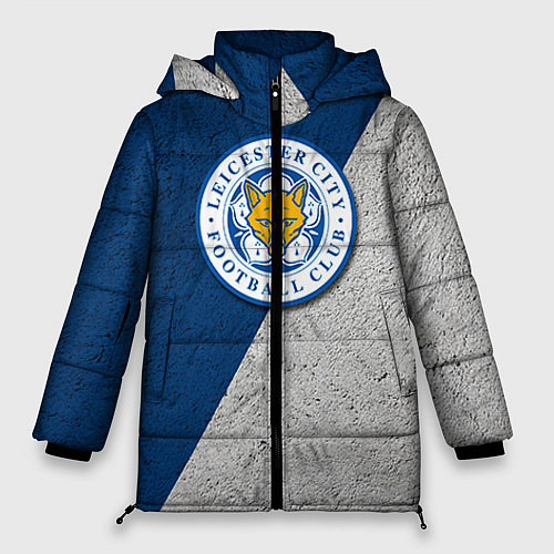 Женская зимняя куртка Leicester City FC / 3D-Черный – фото 1