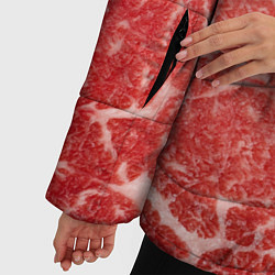 Куртка зимняя женская Кусок мяса, цвет: 3D-черный — фото 2