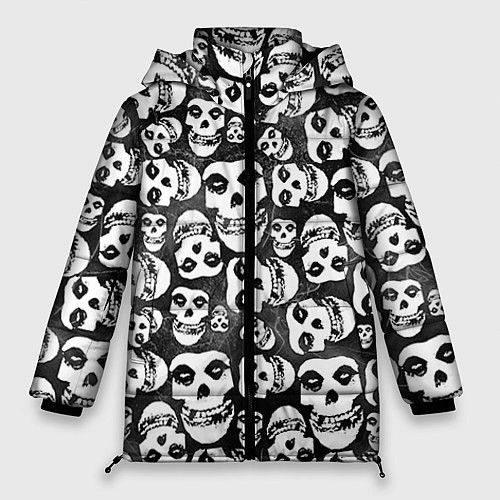 Женская зимняя куртка Misfits Pattern / 3D-Черный – фото 1