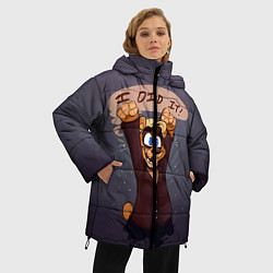Куртка зимняя женская Five Nights: I Did It, цвет: 3D-черный — фото 2