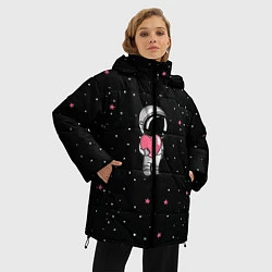 Куртка зимняя женская Космонавт 4, цвет: 3D-светло-серый — фото 2