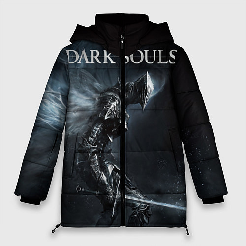 Женская зимняя куртка Dark Souls / 3D-Светло-серый – фото 1