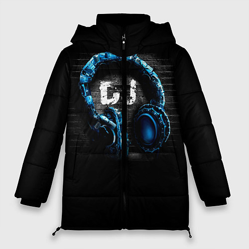 Женская зимняя куртка DJ / 3D-Черный – фото 1