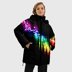 Куртка зимняя женская Блики, цвет: 3D-светло-серый — фото 2
