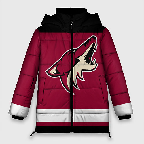 Женская зимняя куртка Arizona Coyotes / 3D-Красный – фото 1