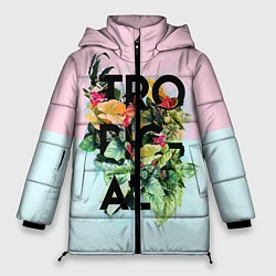 Куртка зимняя женская Tropical Art, цвет: 3D-черный