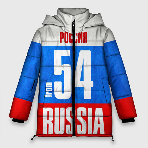 Женская зимняя куртка Russia: from 54 / 3D-Черный – фото 1