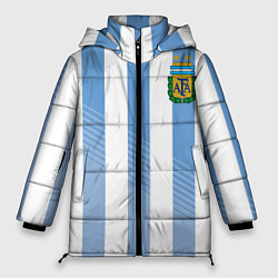Куртка зимняя женская Сборная Аргентины: ЧМ-2018, цвет: 3D-красный