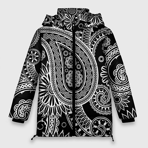 Женская зимняя куртка Paisley / 3D-Черный – фото 1