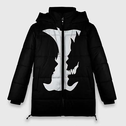 Женская зимняя куртка Тетрадь смерти 5 / 3D-Светло-серый – фото 1