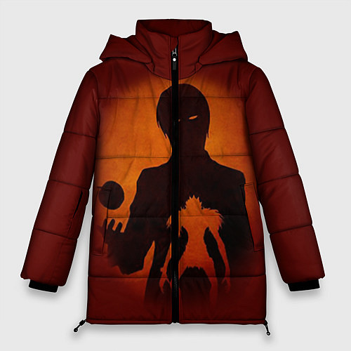 Женская зимняя куртка Тетради смерти 8 / 3D-Черный – фото 1