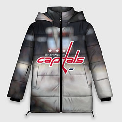 Куртка зимняя женская Washington Capitals, цвет: 3D-черный
