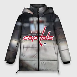 Куртка зимняя женская Washington Capitals, цвет: 3D-светло-серый