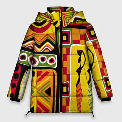 Куртка зимняя женская Африка, цвет: 3D-черный