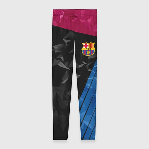 Женские легинсы FC Barcelona: Abstract / 3D-принт – фото 1