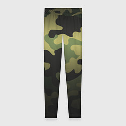 Женские легинсы Camouflage Green