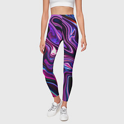 Леггинсы женские Abstract Fluid, цвет: 3D-принт — фото 2