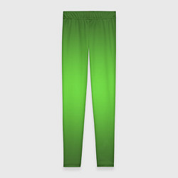 Леггинсы женские Neon-Fit - Зелёный неон, цвет: 3D-принт