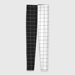 Леггинсы женские Black and White, цвет: 3D-принт