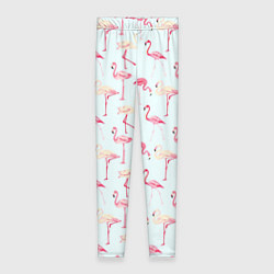 Леггинсы женские Фламинго, цвет: 3D-принт