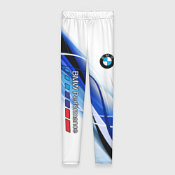 Женские легинсы BMW волны - blue-white