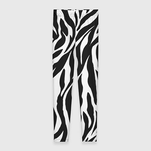 Женские легинсы Зебра / 3D-принт – фото 1