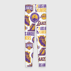 Леггинсы женские LAKERS LOGO, цвет: 3D-принт