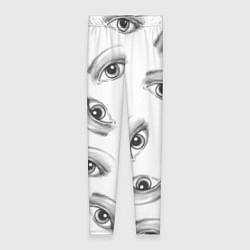 Леггинсы женские Глаза, цвет: 3D-принт