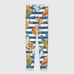 Леггинсы женские Тельняшка, цвет: 3D-принт