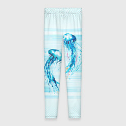 Леггинсы женские Медузы, цвет: 3D-принт