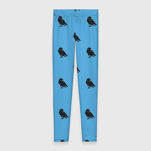 Женские легинсы Вороны паттерн / 3D-принт – фото 1