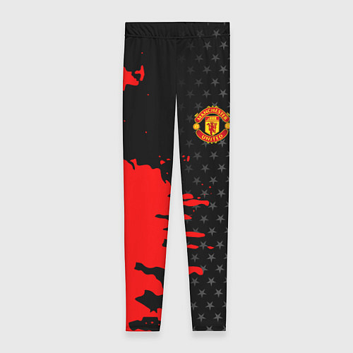 Женские легинсы МАНЧЕСТЕР ЮНАЙТЕД FCMU MANCHESTER UNITED RED DEVIL / 3D-принт – фото 1