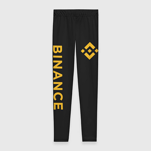 Женские легинсы БИНАНС ЛОГО КАРБОН BINANCE LOGO / 3D-принт – фото 1