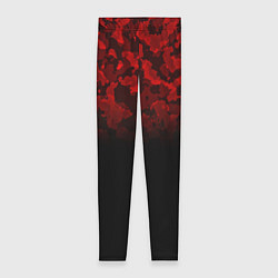 Женские легинсы BLACK RED CAMO RED MILLITARY