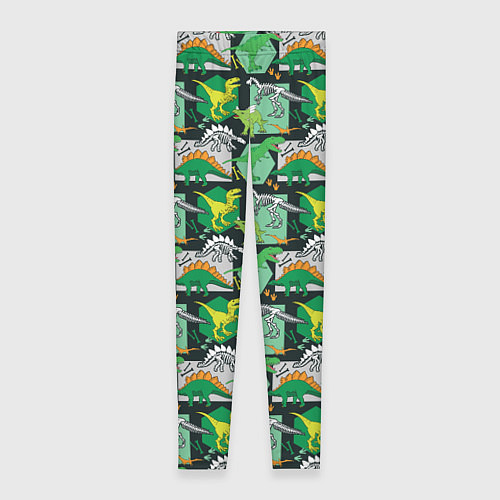 Женские легинсы Юрский Период / 3D-принт – фото 1