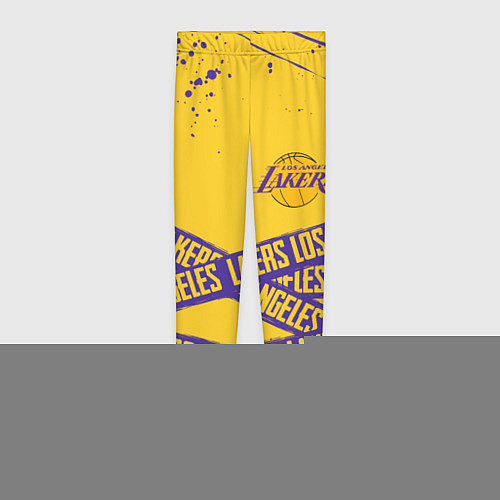 Женские легинсы LAKERS SPORT LINE STYLE NBA / 3D-принт – фото 1