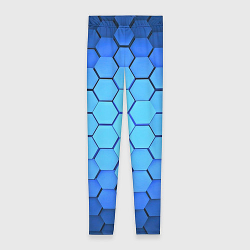 Женские легинсы Неоновые 3D ПЛИТЫ / 3D-принт – фото 1