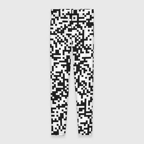 Женские легинсы Стиль QR код / 3D-принт – фото 1