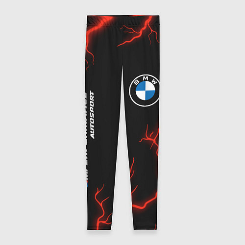 Женские легинсы BMW Autosport Молнии / 3D-принт – фото 1