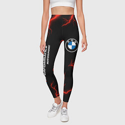 Леггинсы женские BMW Autosport Молнии, цвет: 3D-принт — фото 2