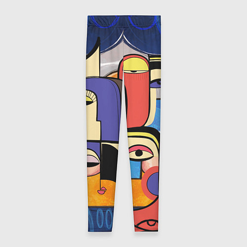 Женские легинсы Глазки - арт / 3D-принт – фото 1