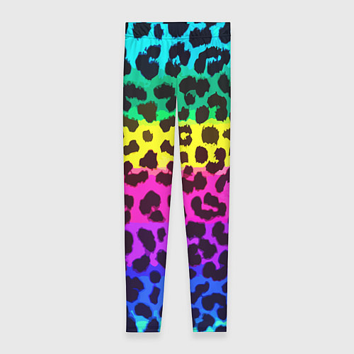 Женские легинсы Leopard Pattern Neon / 3D-принт – фото 1